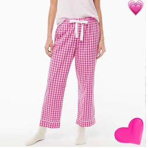 🎊J.Crew🎊 Cropped cotton pajama pant
